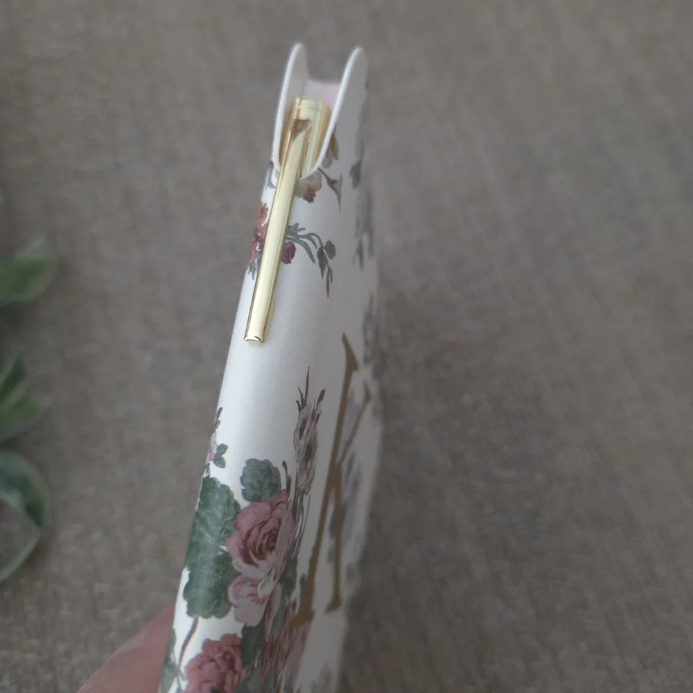 Laura Ashley Floral Journal with Gold Letter K